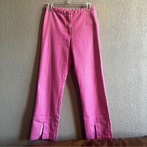 Vintage Vibrant Pink High Waist Pants